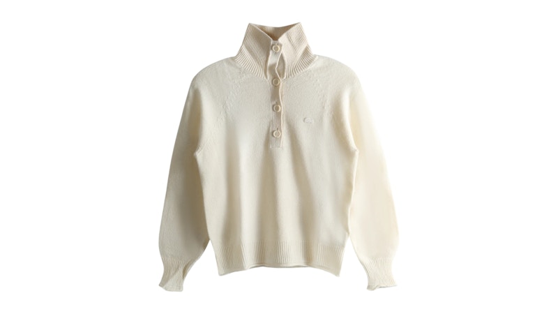 Lacoste Women’s Carded Wool High Neck Sweater Multicolor
