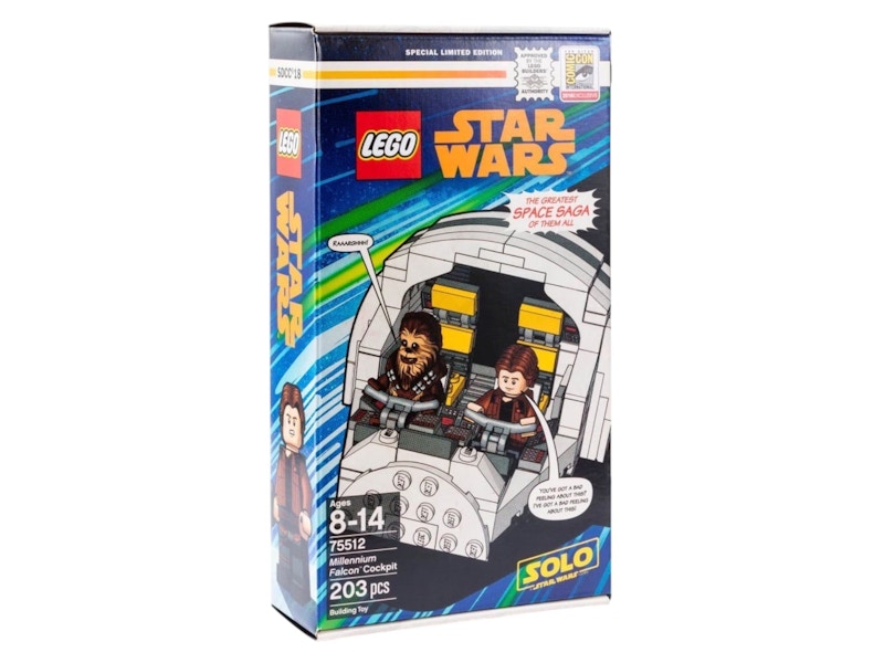 LEGO Star Wars Millenium Falcon Cockpit SDCC 2018 Exclusive Set 75512