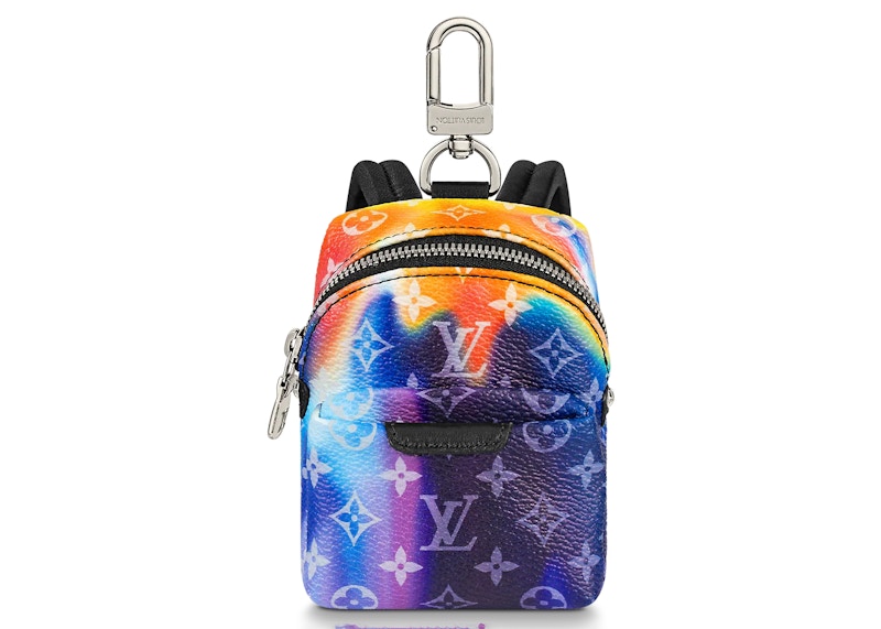 Louis Vuitton Backpack Bag Charm Sunset Monogram Saganas Printed Multicolor