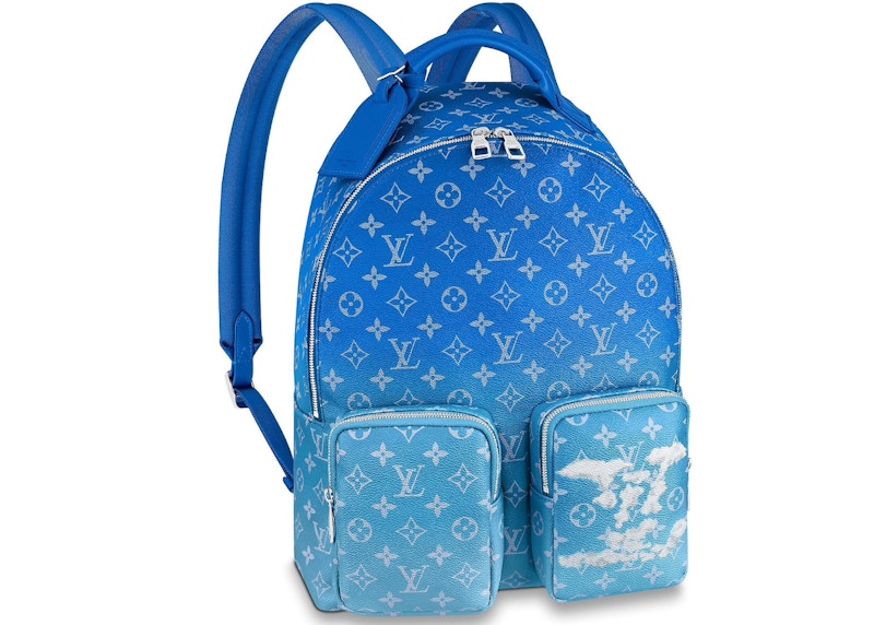 Louis Vuitton Backpack Multipocket Clouds Monogram Blauw