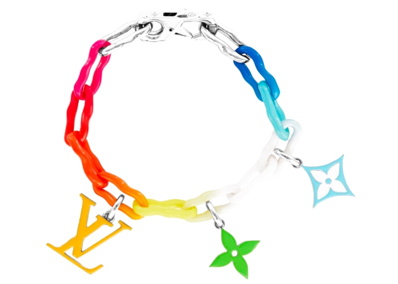 Louis Vuitton Ceramic Chain Bracelet Rainbow