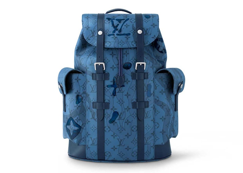 Louis Vuitton Christopher MM Abyss Blauw