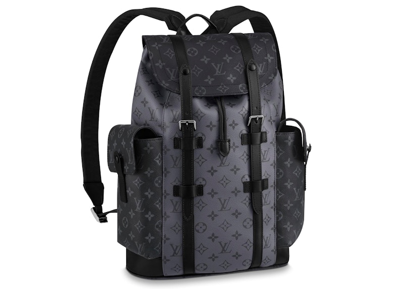 Louis Vuitton Christopher Monogram Eclipse Reverse PM Grijs