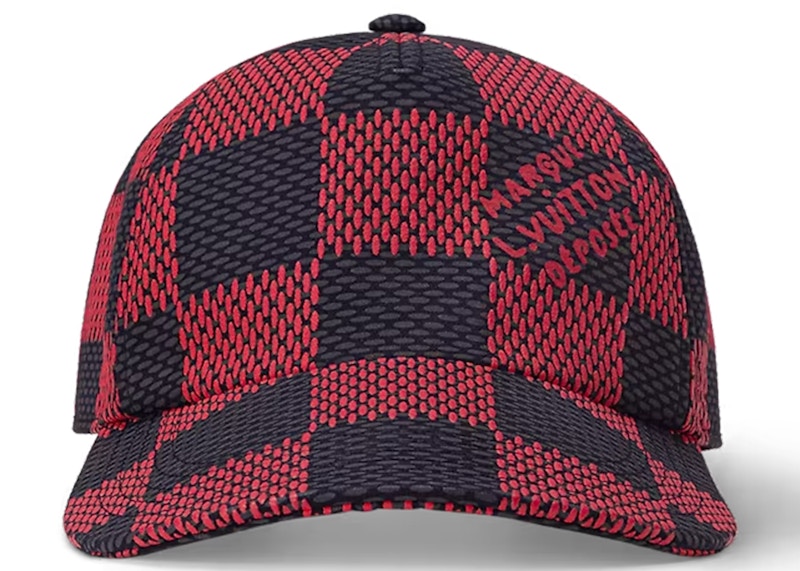 Louis Vuitton Damier Pop Cap Rood