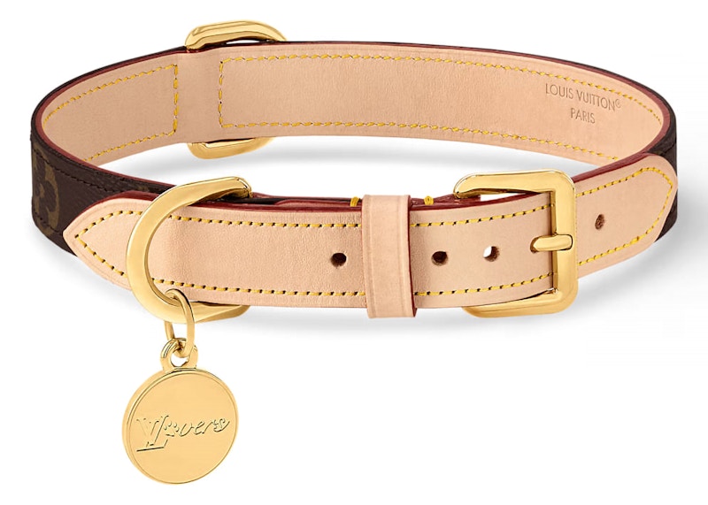 Louis Vuitton Dog Collar MM Monogram