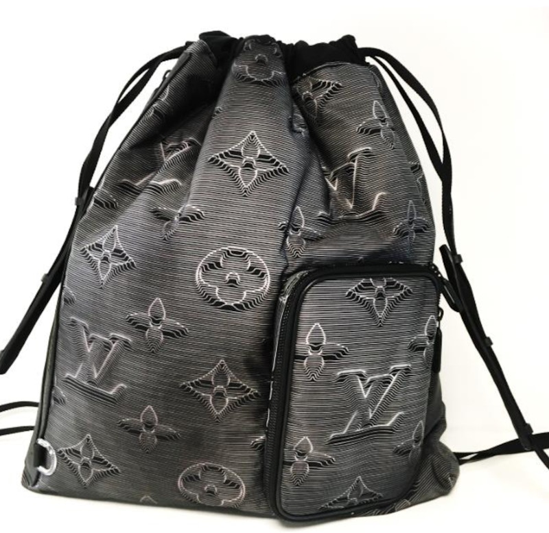 Louis Vuitton Drawstring Backpack Monogram 3D Zwart