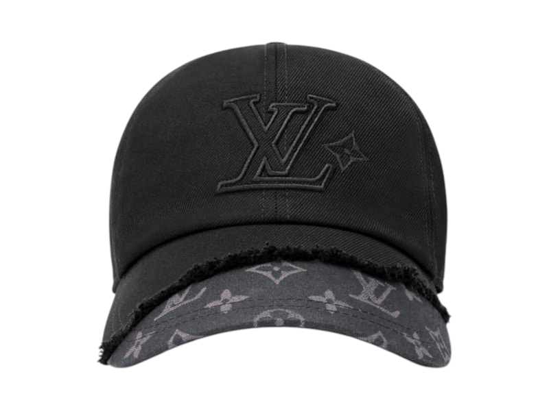 Louis Vuitton Flower Monogram Cap Zwart