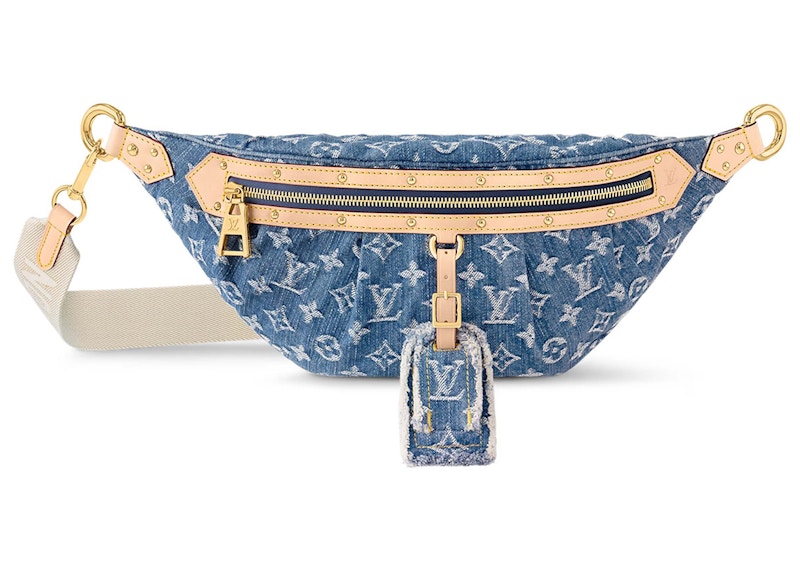 Louis Vuitton High Rise Bumbag Monogram Blauw