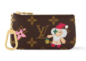 Louis Vuitton Key Pouch Monogram/Candy Rood