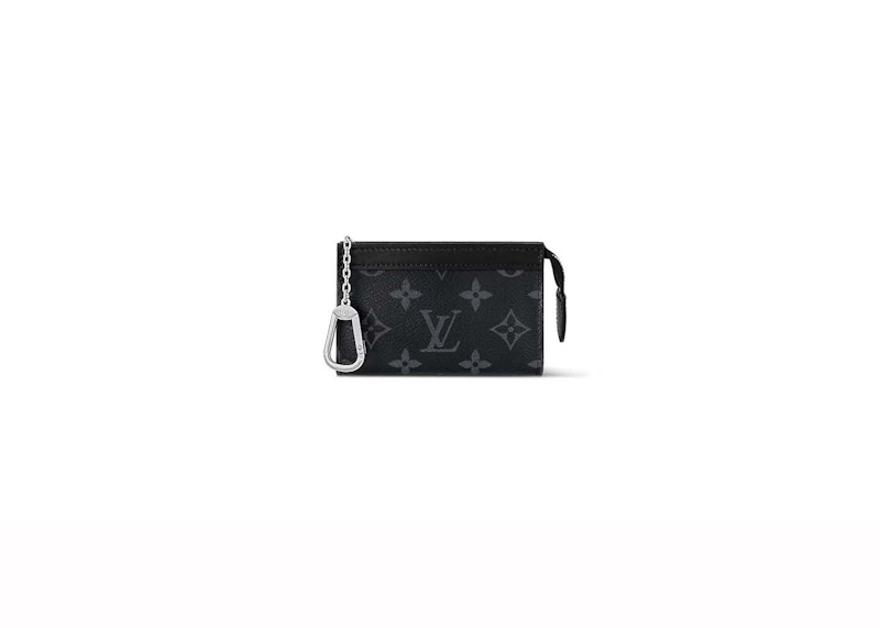 Louis Vuitton Key Pouch Voyage Monogram Eclipse
