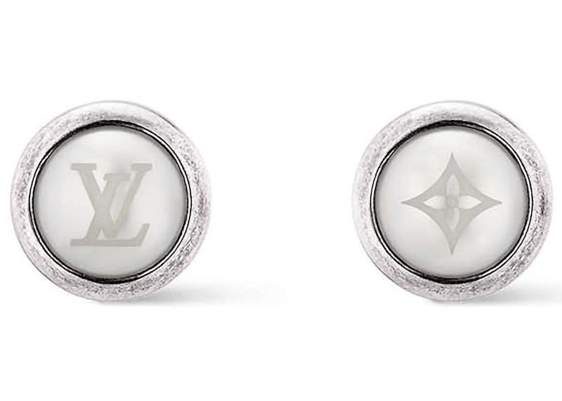 Louis Vuitton LV Pearls Rodeo Earrings Wit
