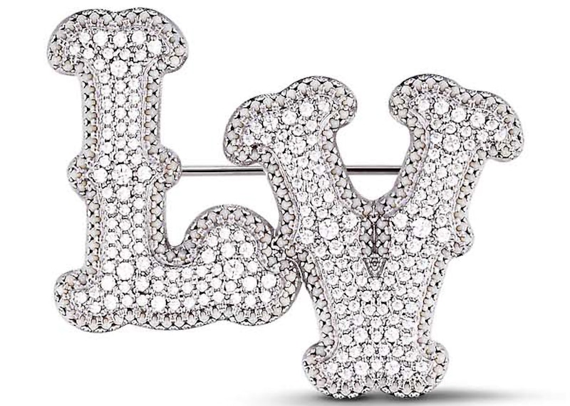 Louis Vuitton LV Ranch Brooch Zilver