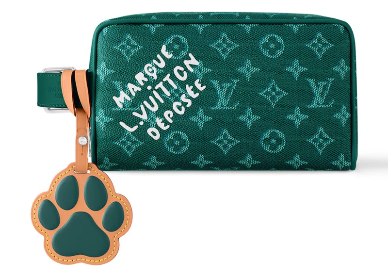 Louis Vuitton Locker Dopp Kit Groen