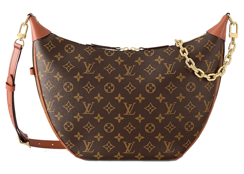 Louis Vuitton Loop Hobo Monogram Canvas Bruin