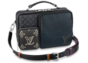 Louis Vuitton Messenger Multipocket Monogram Eclipse Patchwork Multicolor