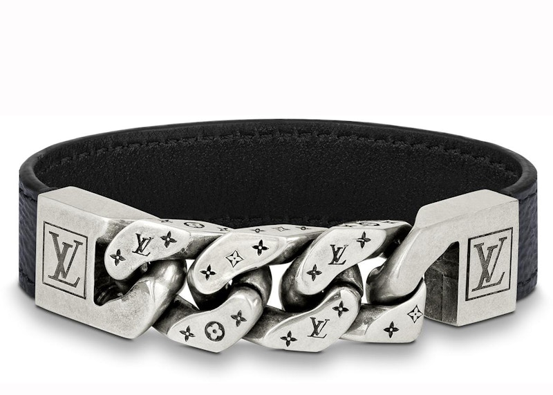 Louis Vuitton Monochain Reverso Bracelet Monogram Eclipse Zwart