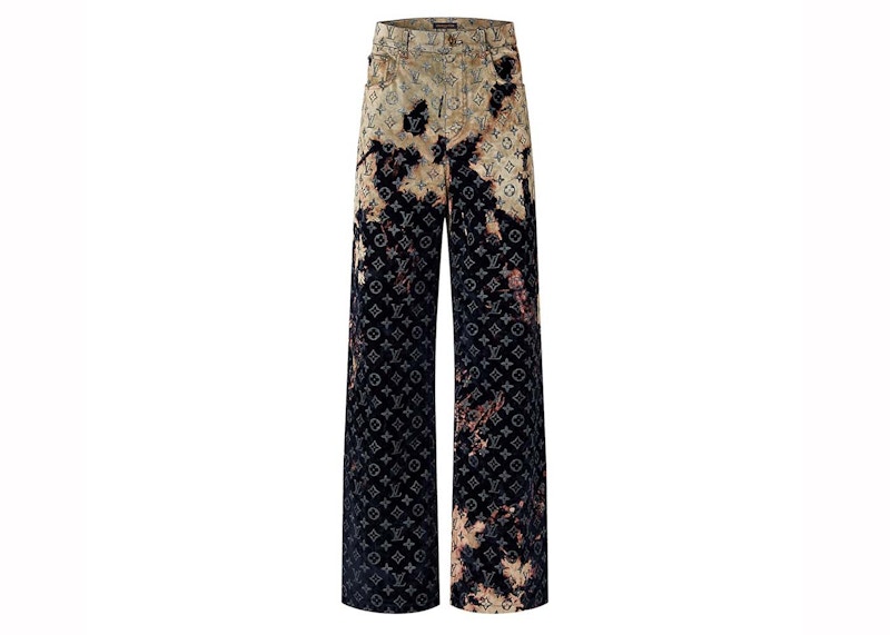 Louis Vuitton Monogram Bleached Pants Multi Multicolor