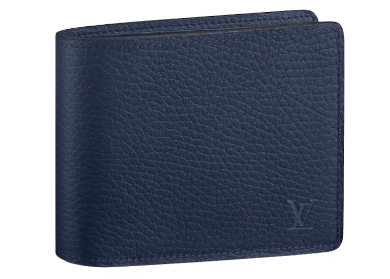 Louis Vuitton Multiple Wallet Taurillon Blauw