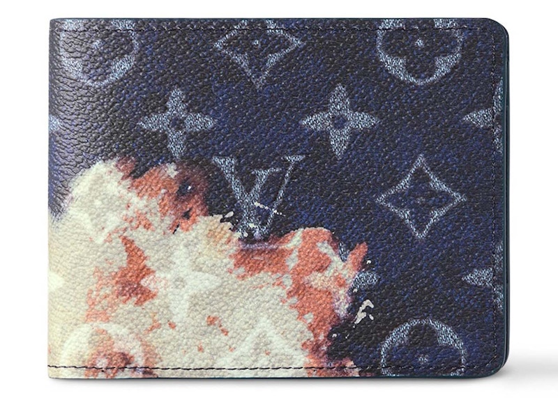 Louis Vuitton Multiple Wallet Ink Blauw