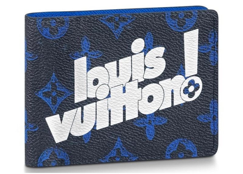 Louis Vuitton Multiple Wallet Monogram Blauw