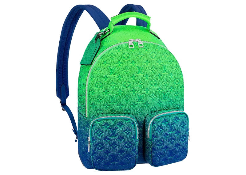 Louis Vuitton Multipockets Backpack Taurillon Illusion Blauw