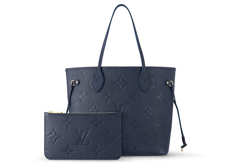 Louis Vuitton Neverfull MM Blauw