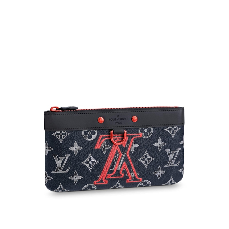 Louis Vuitton PM Pochette Apollo Monogram Upside Down Ink Blauw