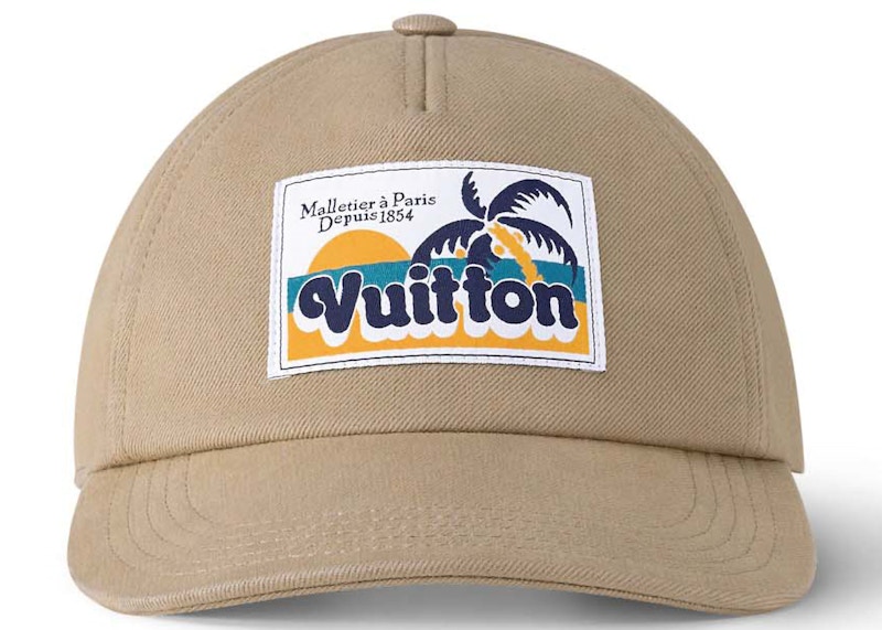 Louis Vuitton Palm Tree Patch Cap Beige