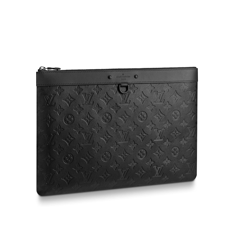 Louis Vuitton Pochette Apollo Monogram Shadow Zwart