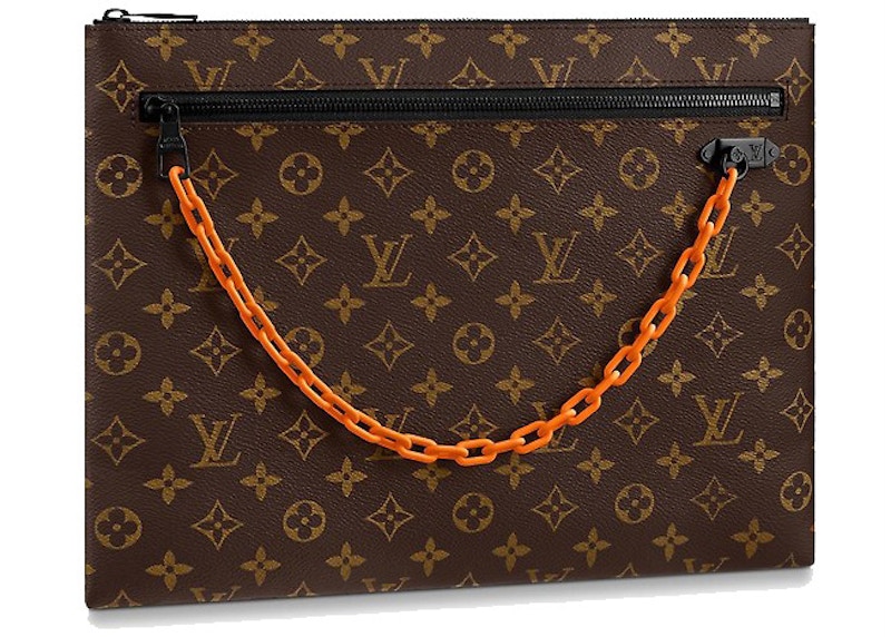 Louis Vuitton A4 Pouch Monogram Bruin