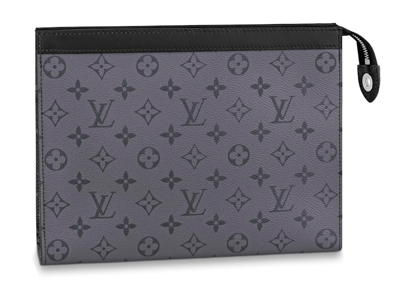 Louis Vuitton Pochette Voyage Monogram Eclipse Reverse MM Grijs