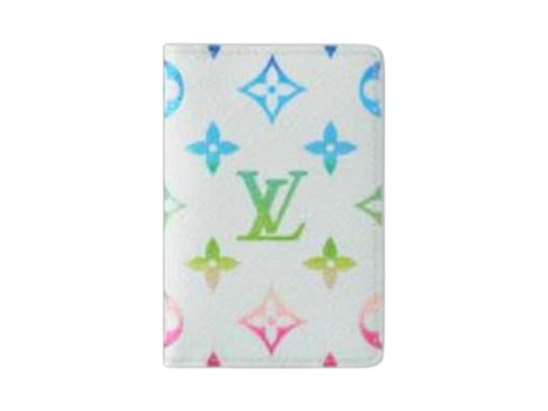 Louis Vuitton Pocket Organizer Monogram Iridescent Gradient Grijs
