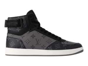 Louis Vuitton Rivoli Sneaker Boot Eclipse Monogram Zwart
