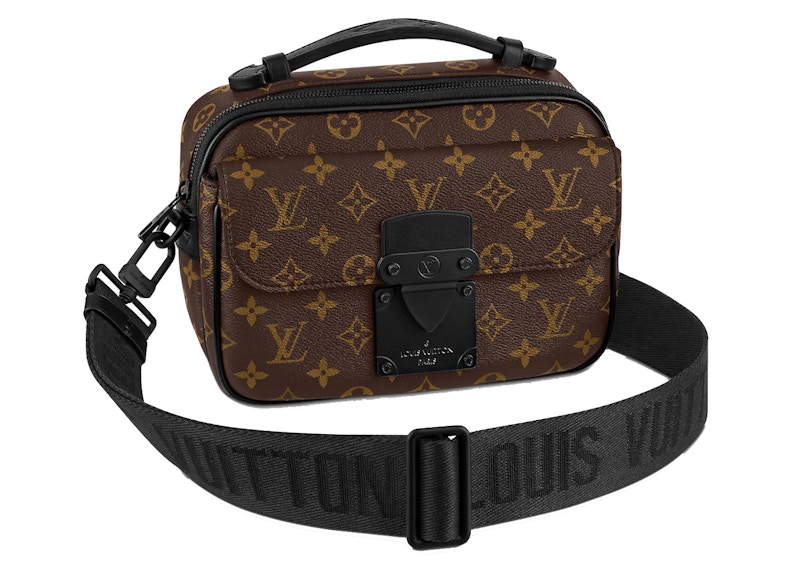 Louis Vuitton S Lock Messenger Monogram Macassar Bruin