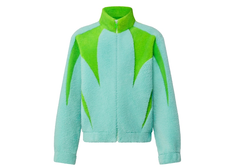 Louis Vuitton Shearling Tracksuit Aqua Blauw