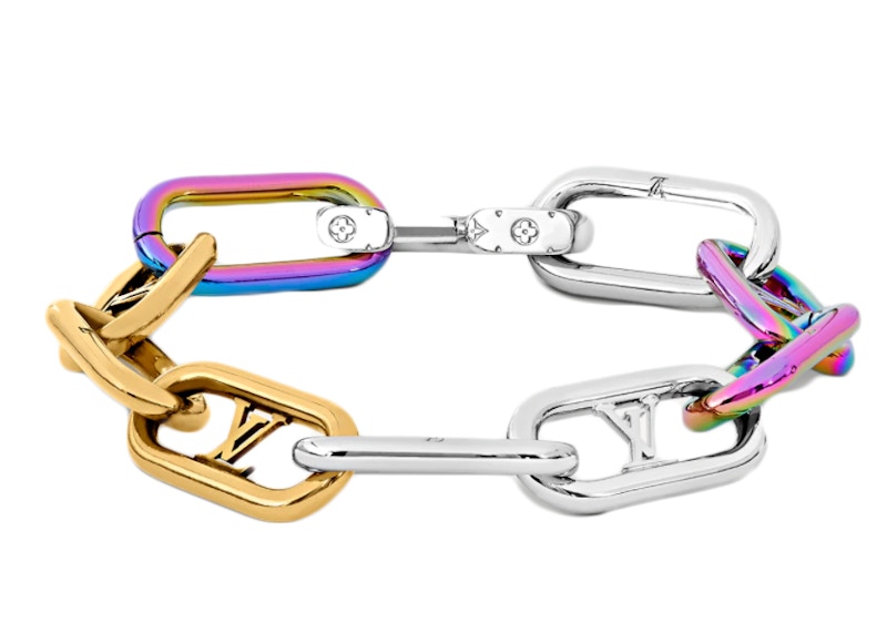 Louis Vuitton Signature Chain Bracelet Multi Multicolor