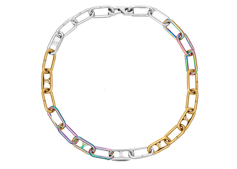 Louis Vuitton Signature Chain Necklace Multi Multicolor