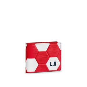 Louis Vuitton Slender Wallet Hexagonal FIFA World Cup Rouge Rood
