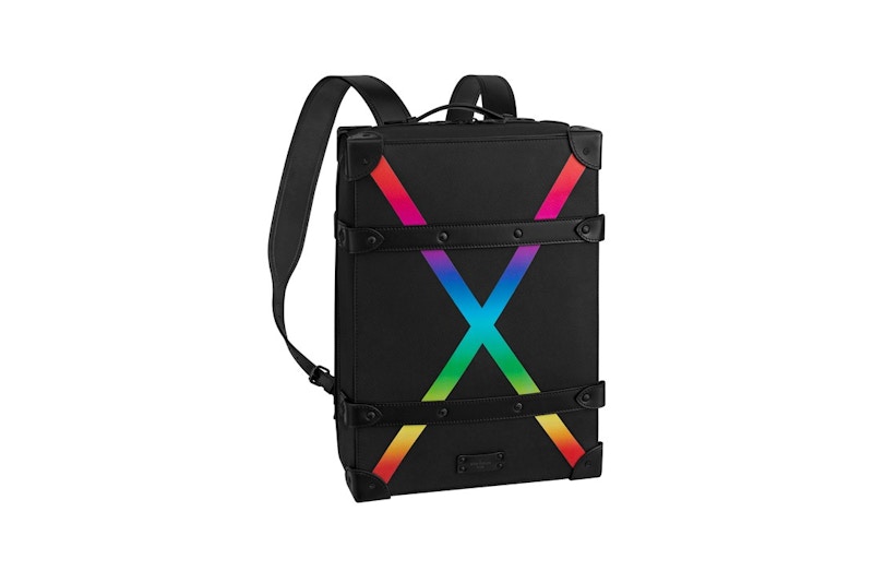 Louis Vuitton Soft Trunk Backpack Taiga PM /Rainbow Zwart