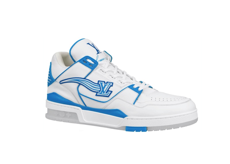 Louis Vuitton Trainer Azur Blauw