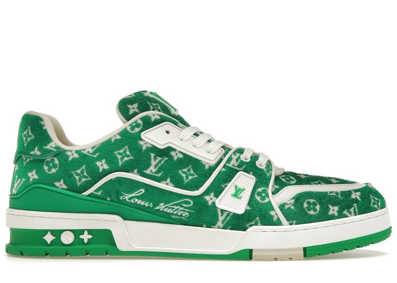 Louis Vuitton Trainer Monogram Textile Groen