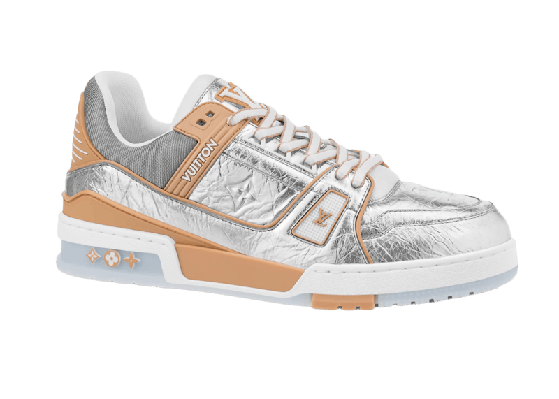 Louis Vuitton Trainer Metallic Zilver