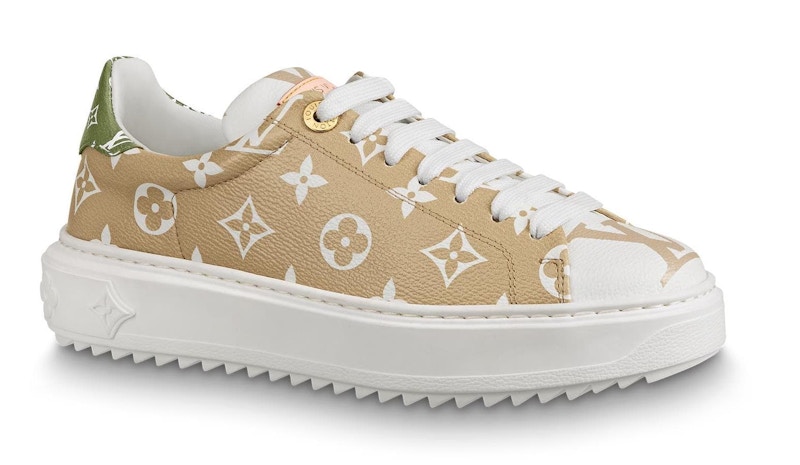 Louis Vuitton Trainer Time Out Monogram Blanc Beige