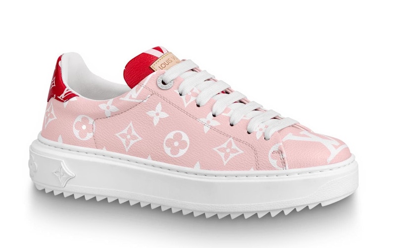 Louis Vuitton Trainer Time Out Monogram Roze
