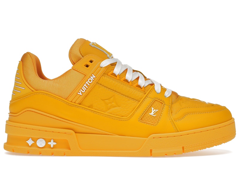Louis Vuitton Trainer Embossed Monogram Geel