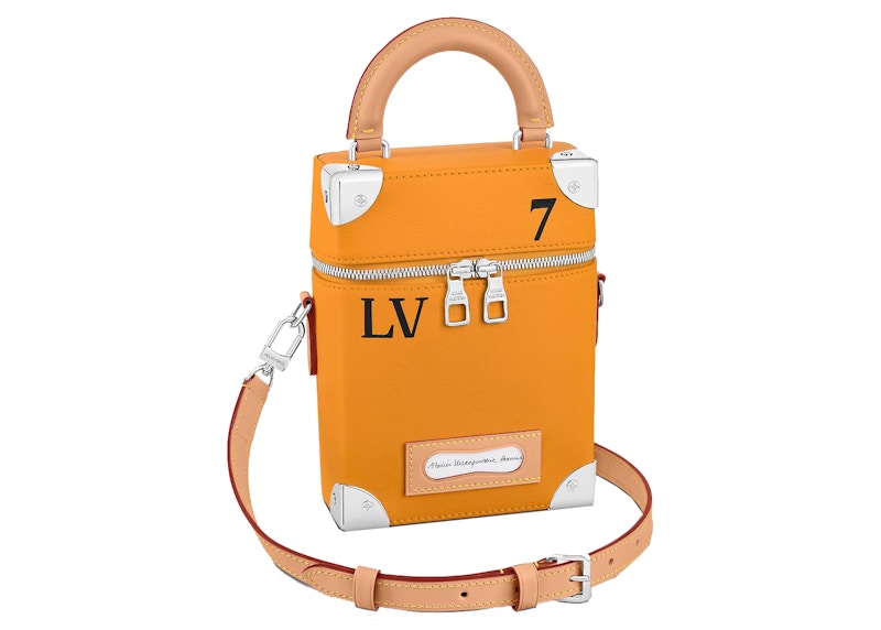 Louis Vuitton Vertical Box Trunk Saffron Geel