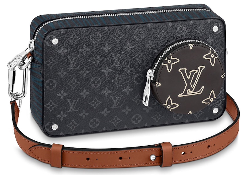 Louis Vuitton Volga On Strap Monogram Eclipse Patchwork Multicolor