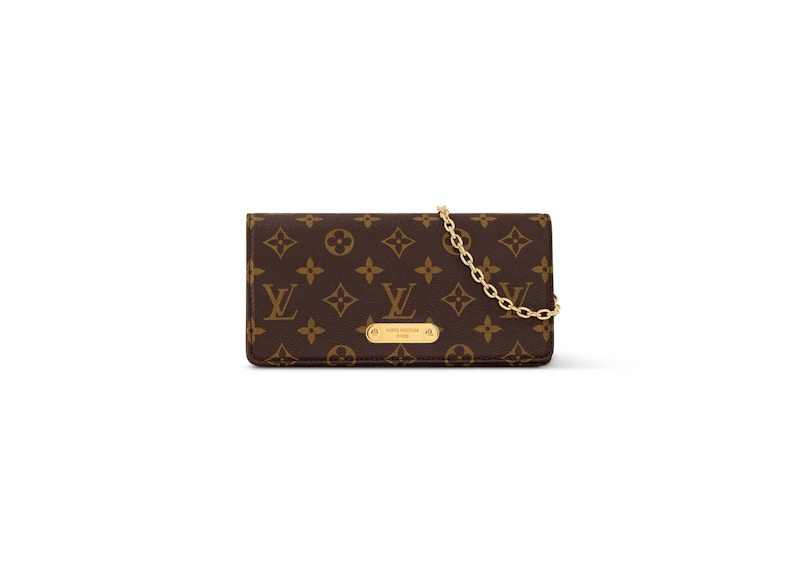 Louis Vuitton Wallet On Chain Lily Monogram