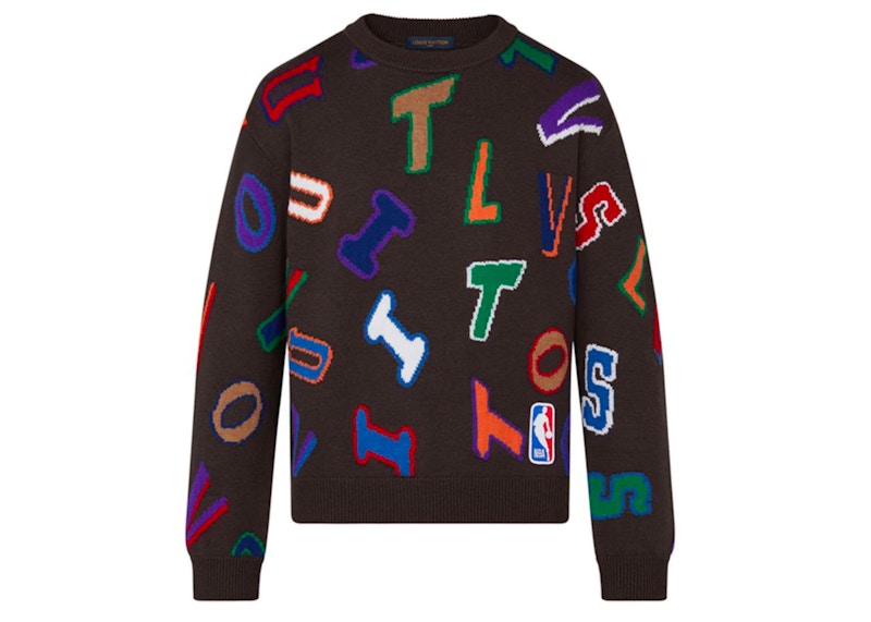Louis Vuitton x NBA Letters Crewneck Bruin