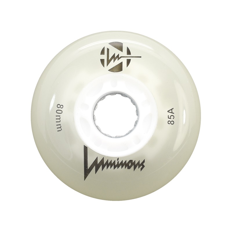 Luminous – 80mm LED 4-pack – Skate Wielen – Glow Wit